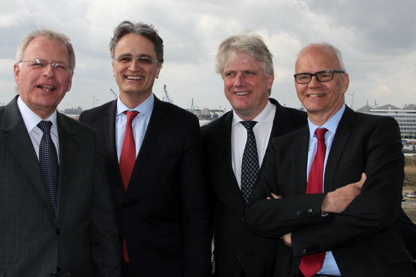 v.l.: Sager, Rieckhof, Gerdes, Mantik